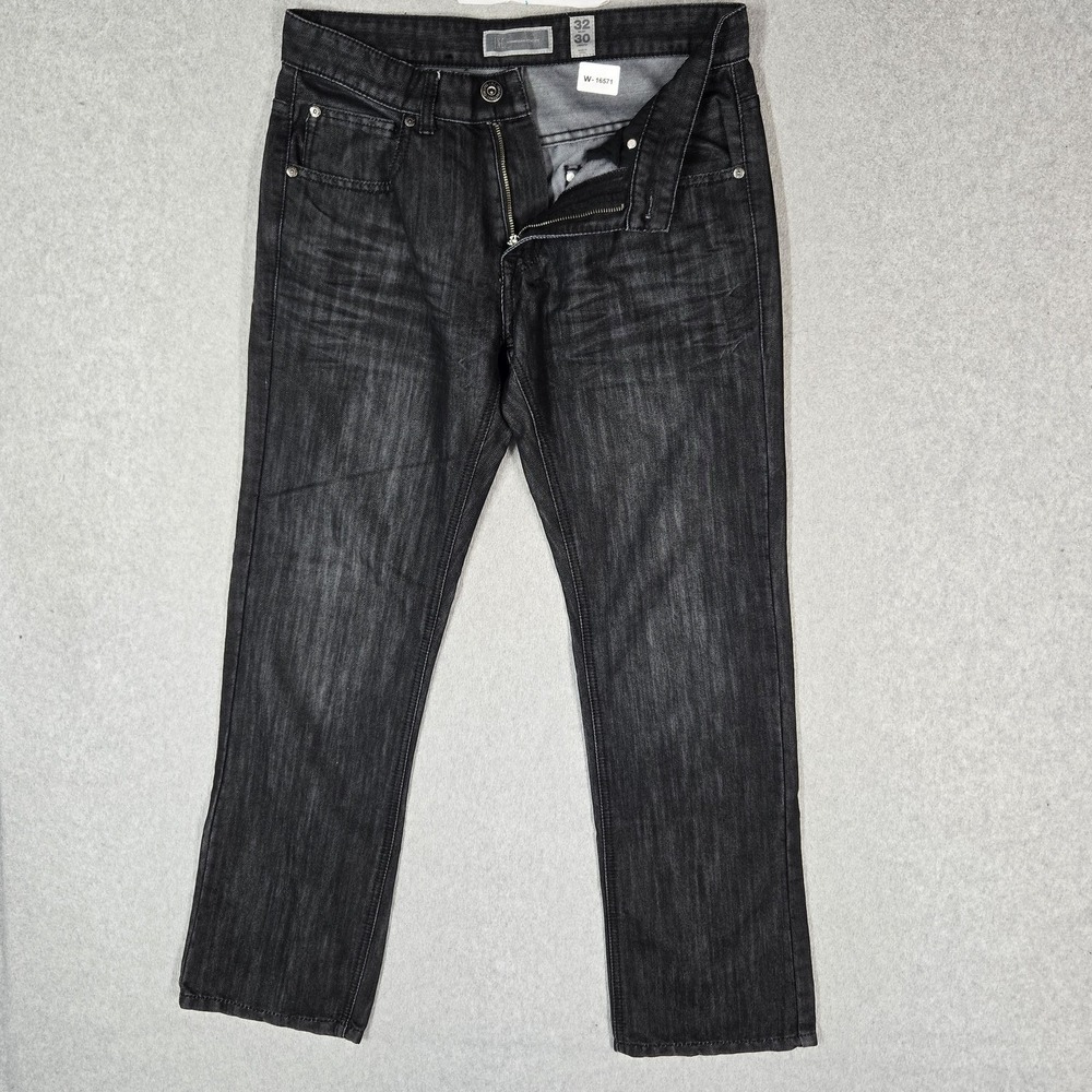 INC Men Jeans 32X30 Black Denim Berlin Slim Straight